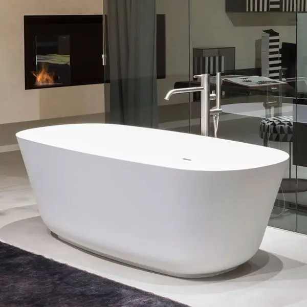 Baìas овальная ванна in Cristalplant - Antonio Lupi