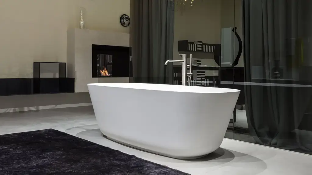 Baìas овальная ванна in Cristalplant - Antonio Lupi