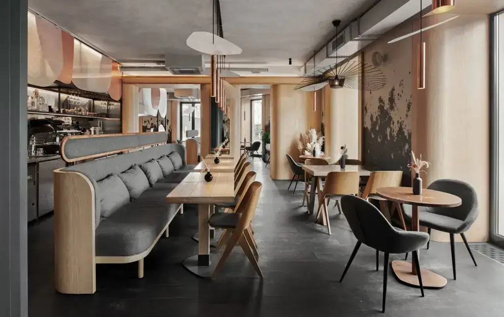 Интерьер ресторана Mona в Санкт-Петербурге