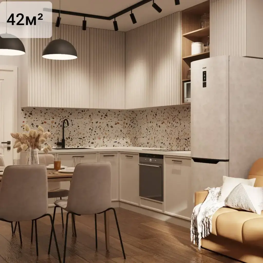 Площадь — 42 кв. м