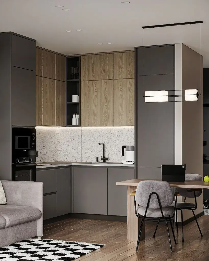 Проект однокомнатной квартиры 43,6 м²